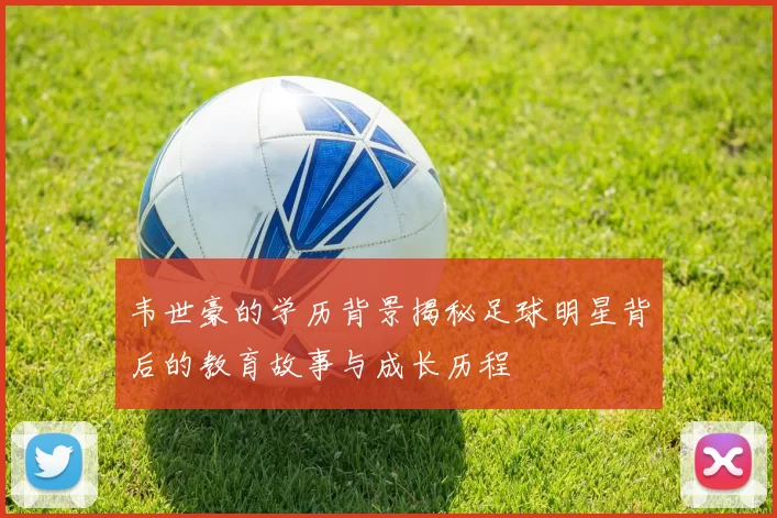 韦世豪的学历背景揭秘足球明星背后的教育故事与成长历程
