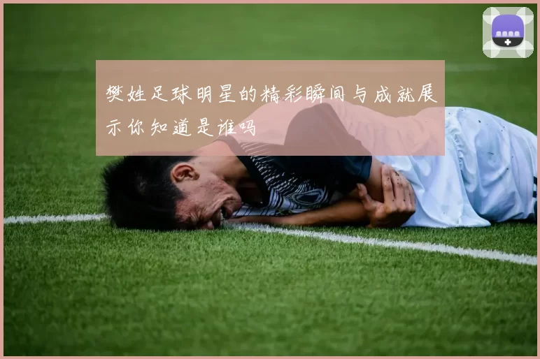 樊姓足球明星的精彩瞬间与成就展示你知道是谁吗